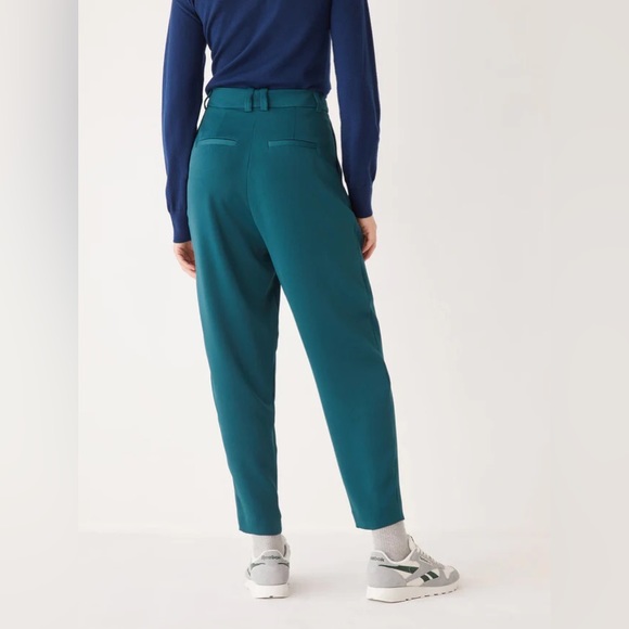 The Amelia Balloon Fit Pant in Deep Teal - Picture 4 of 6